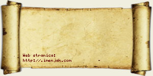 Jana Gočanin vizit kartica